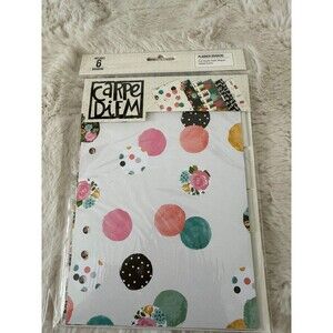 Carpe Diem Double-Sided Personal Planner Inserts For A-5 Tabbed Set/ 6 New Boho